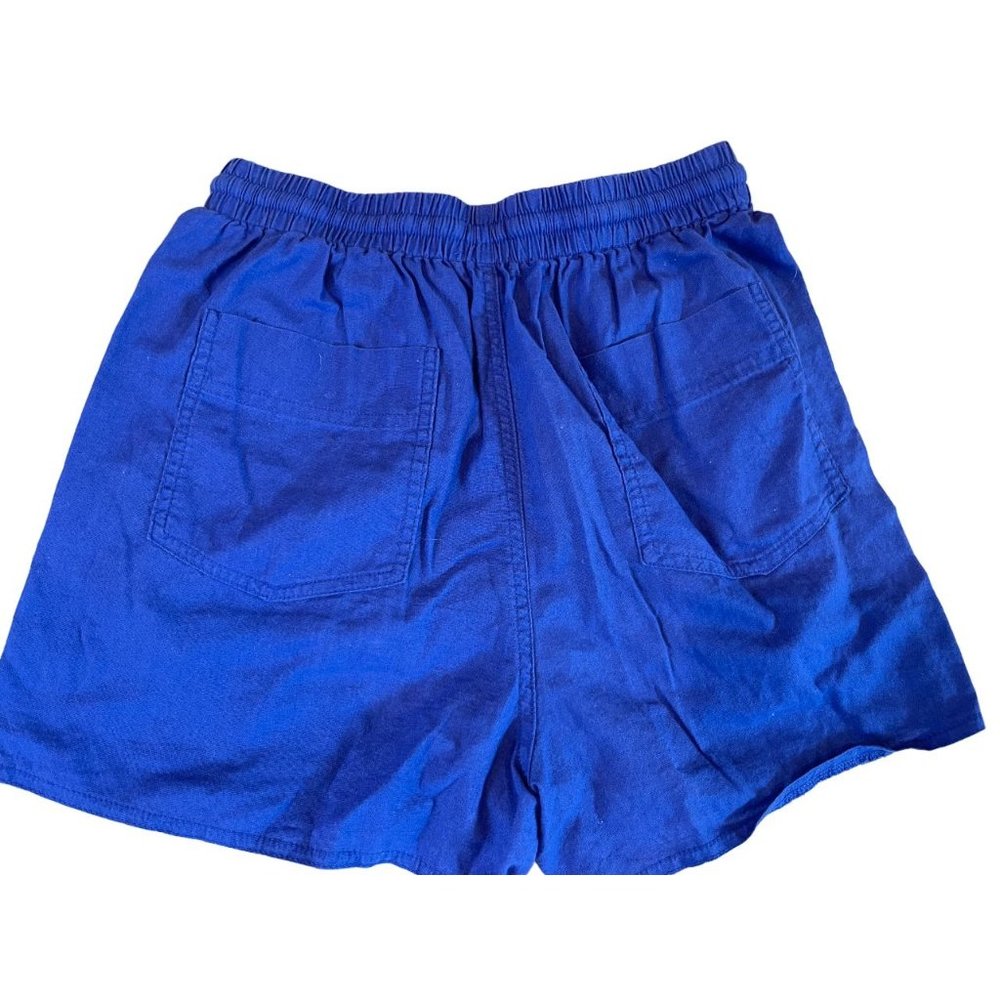 BDG Urban Outfitters Women Athletic Shorts Drawstring Waist 100% Cotton Blue S - Picture 2 of 9